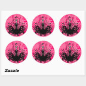 Sticker de mode Diva - Raspberry Hot Bright Pink (Feuille)