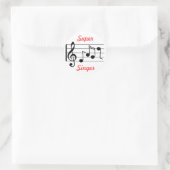 Sticker de musique primaire LDS - Super Singer (Sac)