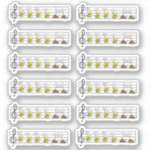 Sticker de musique Suzuki (Devant)