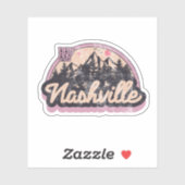 Sticker de Nashville, Arkansas (Feuille)
