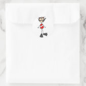 Sticker de natation de la silhouette (Sac)