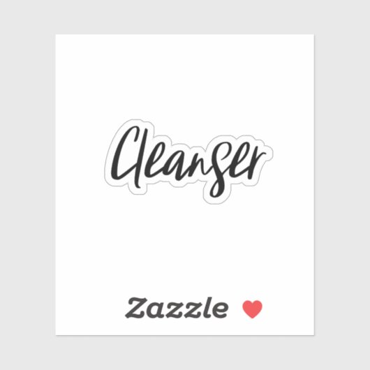 Sticker de nettoyage (Feuille)