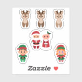 Sticker de Noël (Feuille)