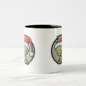 Sticker de Noël Alien Mug à deux tons, 11 oz (Centre)