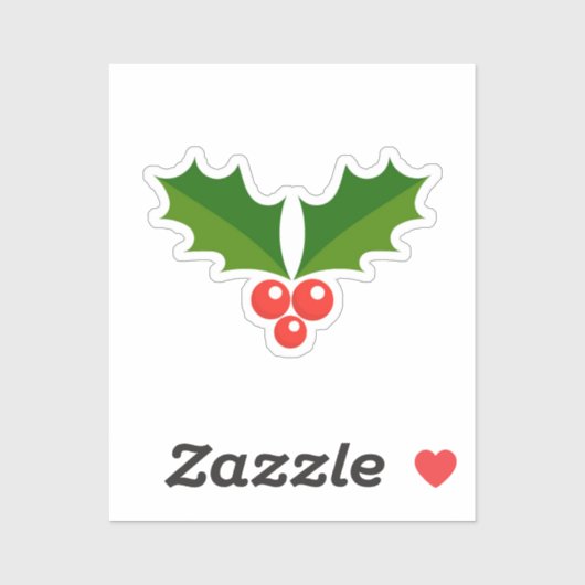 Sticker de Noël aux baies vitrées (Feuille)
