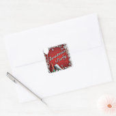 * STICKER DE NOËL* AVEC * FÊTE JETER NOËL* (Enveloppe)