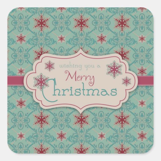 Sticker de Noël classique (Devant)