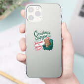 Sticker de Noël de Capybara (Téléphone)