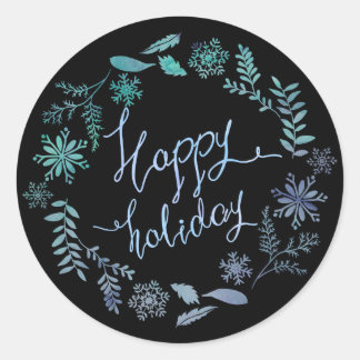 Sticker de Noël de Joyeux Fêtes