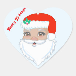Sticker de Noël du Père Noël