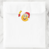 Sticker de Noël Emoji Bell 1 1/2 pouce (Sac)