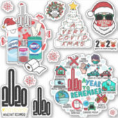 Sticker de Noël en quarantaine 2020 Ultimate 12 Pa (Devant)