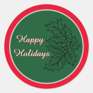 Sticker de Noël festif