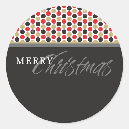 STICKER DE NOËL :: flocon de neige mini-pot 5 (Devant)