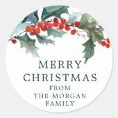 Sticker de Noël Holiday Holly (Devant)