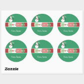 Sticker De Noël Montré Vert Mais Vous Choisissez L (Feuille)