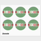 Sticker de Noël montré VERT mais vous choisissez l (Feuille)