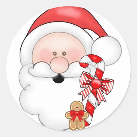 Sticker de Noël père Noël (Devant)
