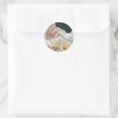 Sticker de Noël père Noël et Corgi Pup (Sac)