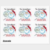 Sticker de Noël PÈRE NOËL - SRF (Feuille)