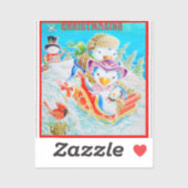 STICKER DE NOËL POUR ENFANTS (Feuille)