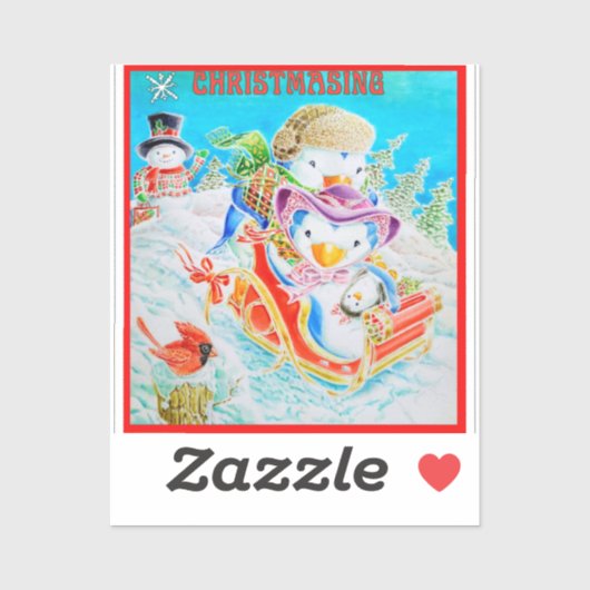 STICKER DE NOËL POUR ENFANTS (Feuille)