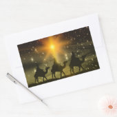 Sticker de Noël religieux des trois hommes sages (Enveloppe)
