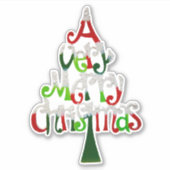 Sticker de Noël très joyeux (Devant)