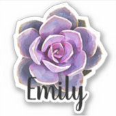 Sticker de nom de cactus Succulent (Devant)