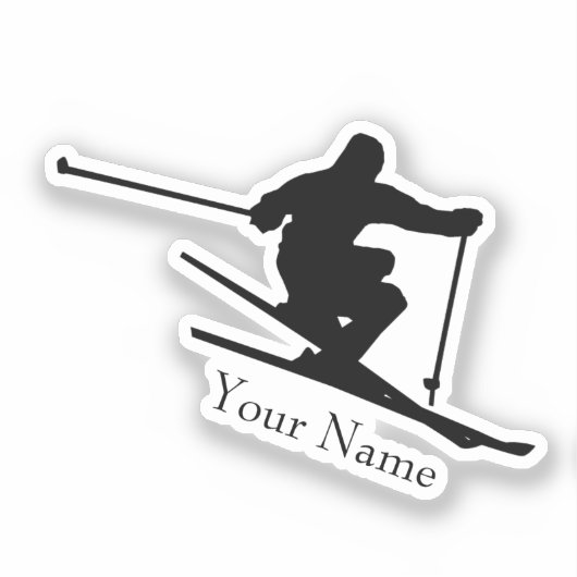 Sticker de nom de ski (Recto)