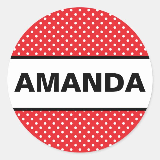 Sticker de nom personnalisé inspiré de la souris M (Devant)