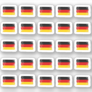 Sticker De nombreux drapeaux allemands