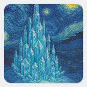 Sticker de nuit Crystal Castle Starry (Devant)