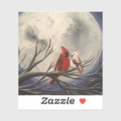 Sticker de nuit de la date du clair de lune (Feuille)