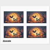 Sticker de nuit d'Halloween (Feuille)