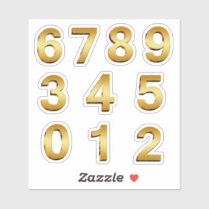 Sticker de numéros d'adresse de boîte aux lettre