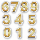 Sticker de numéros d'adresse de boîte aux lettres  (Devant)