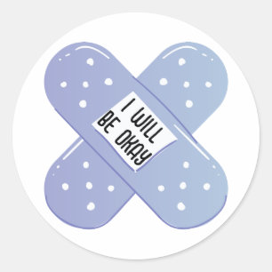Sticker de pansement modifiable Motivation positiv