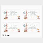 Sticker de Pâques Bunny Magique Poop Candy Étiquet (Feuille)