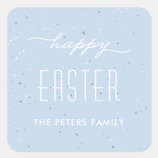 Sticker de Pâques d'Oeufs mouchetés - Ciel (Devant)