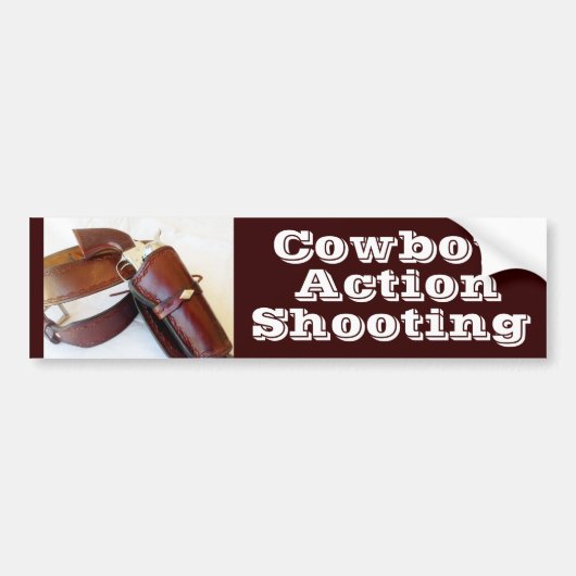 Sticker de pare-chocs à action rapide de Cowboy De (Devant)