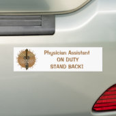Sticker de pare-chocs adjoint du médecin (En voiture)