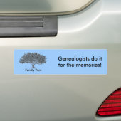 Sticker de pare-chocs - arbre de famille (En voiture)