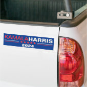 Sticker de pare-chocs bleu de campagne Kamala Harr (Sur camion)