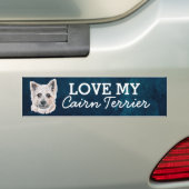 Sticker de pare-chocs Cairn Terrier (En voiture)