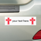 sticker de pare-chocs Christian pour votre texte (En voiture)