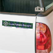 Sticker de pare-chocs Clan Forbes Society (Sur camion)