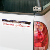 Sticker de pare-chocs Clarinet-Now.com (Sur camion)