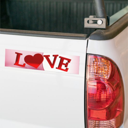 Sticker de pare-chocs d'amour (Sur camion)