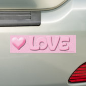 Sticker de pare-chocs d'amour (En voiture)